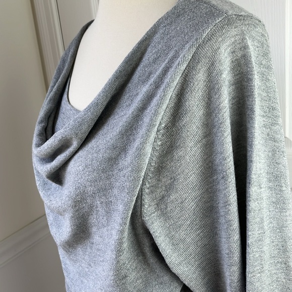 Worthinton Cowl Neck Sweater with 3/4 Length Sleeves - Picture 9 of 11